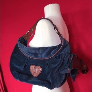 ✨ Juicy Couture Dark Blue Velvet Purse ✨